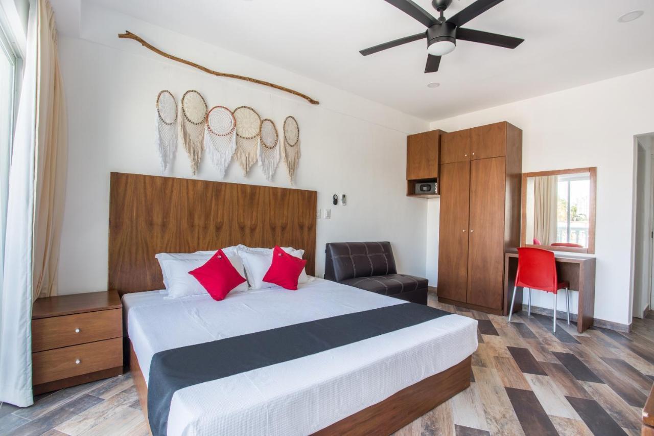 Capital O Cancun Ocean View, Cancun Luaran gambar A bedroom at the hotel