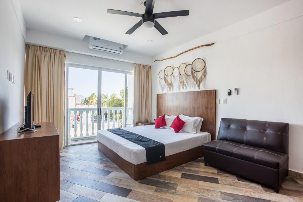 Capital O Cancun Ocean View, Cancun Luaran gambar A typical room at the hotel